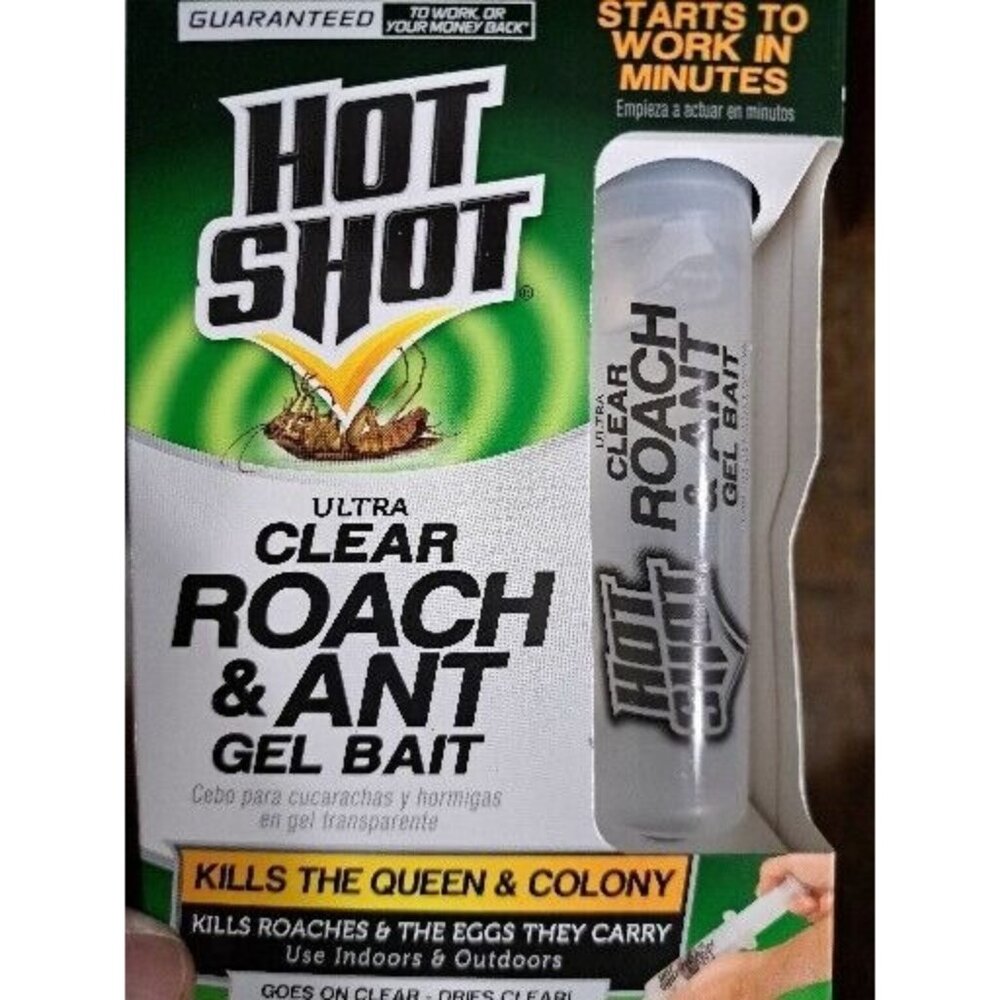Hot Shot HG-95769 Ultra Clear Ant and Roach Gel Bait
